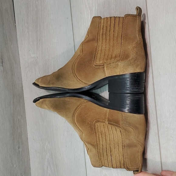 Marc Fisher LTD MLYOHANI Womens Ankle Suede Heels boots shoes sz 6.5M - Picture 8 of 14